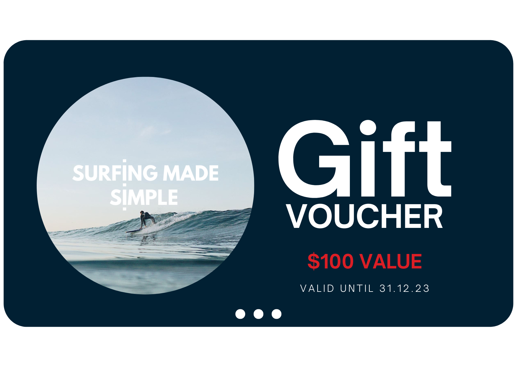 Blue Exciting Red Bow Gift Certificate